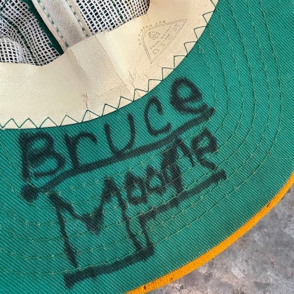 Vintage Oakland A's Athletics Union Made Fitted Cap Hat Sz Small USA 60s Patch - Picture 10 of 11